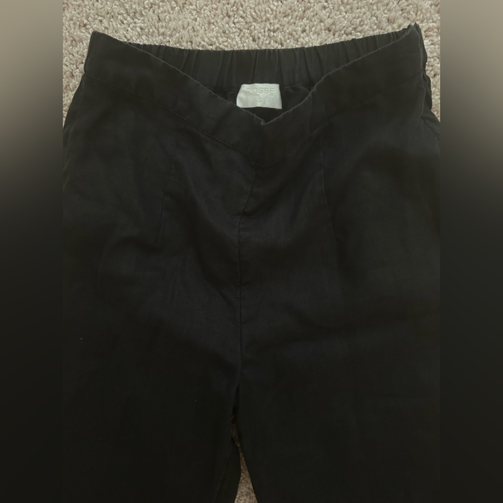 Posse Tia trousers black linen pants - Picture 8 of 9